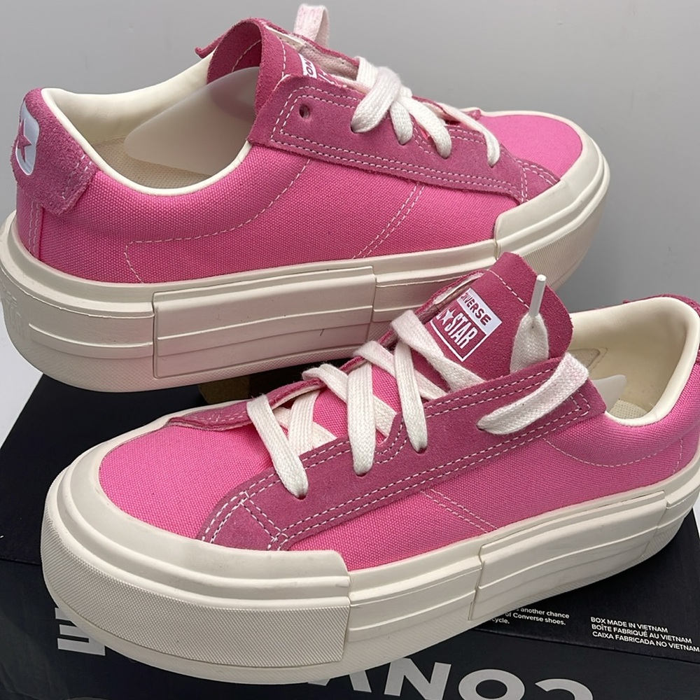 Converse WMNS CTAS CRUISE OX PINK/WHITE/EGRET A10440C Platforms Sneakers - Picture 10 of 16